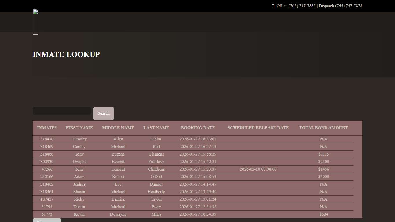 Inmate Lookup - Delaware County Sheriff